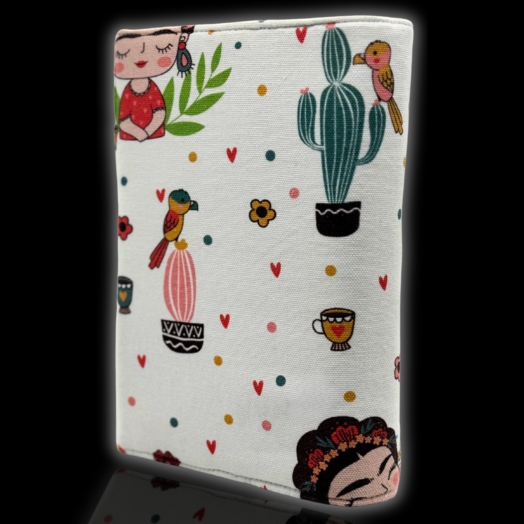 Frida Hearts and Cactus