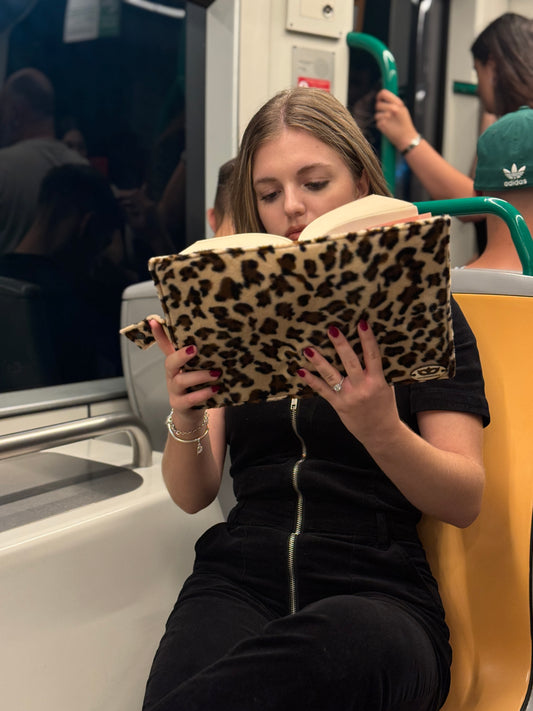 Funda para libros Leopardo Velvet™