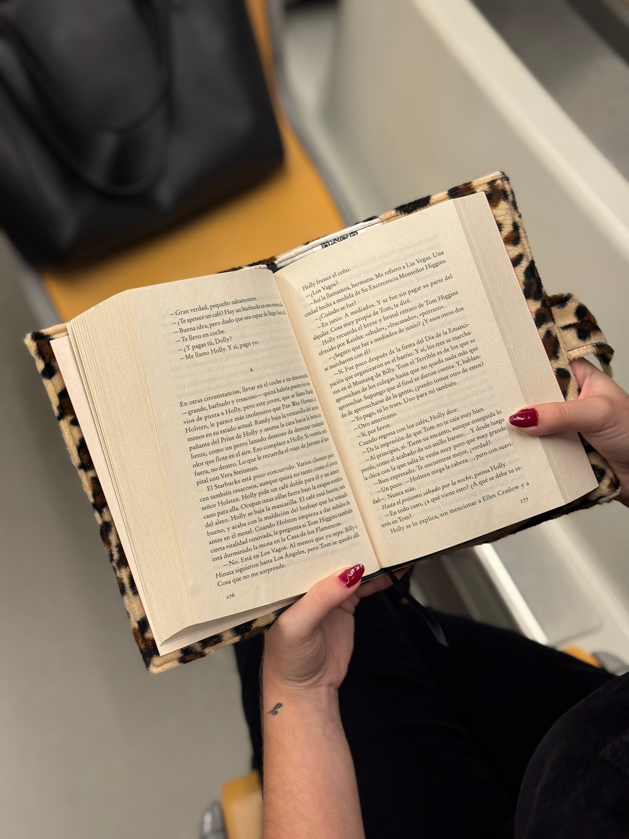Funda para libros Leopardo Velvet™
