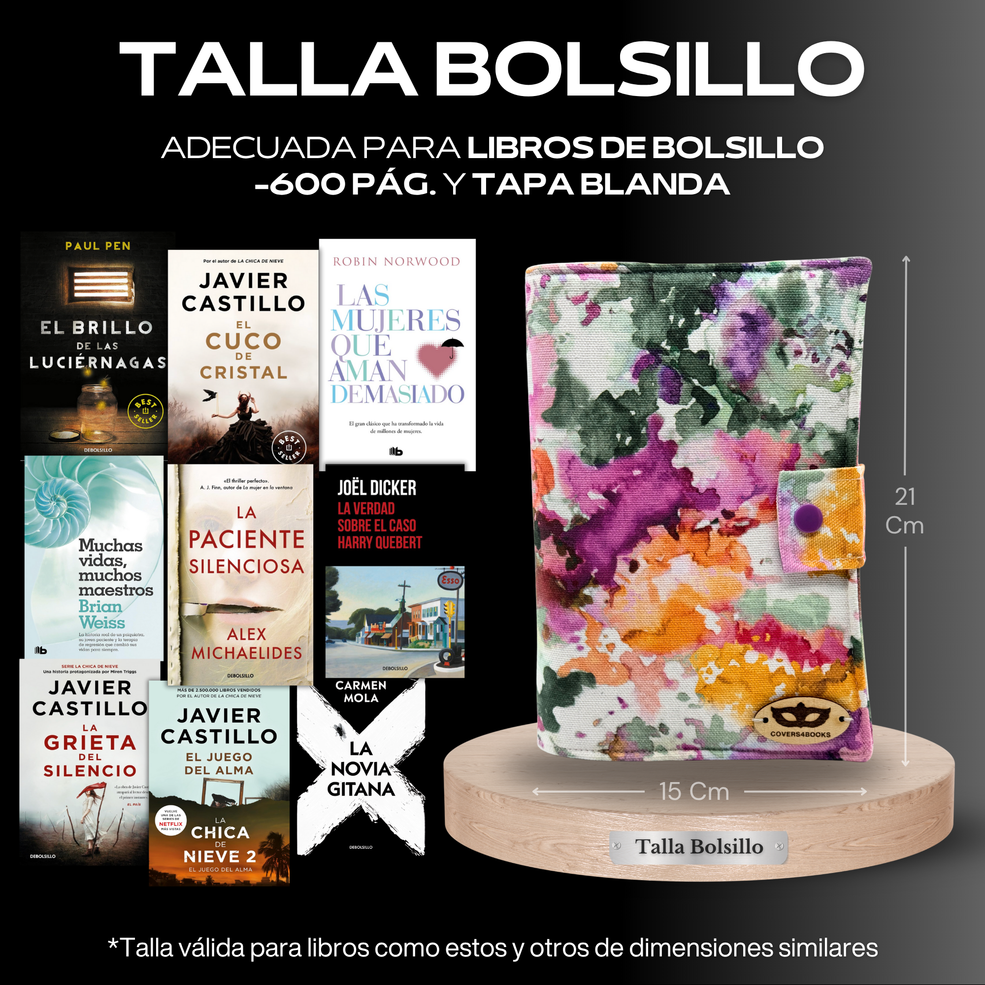 Funda para libros Acuarela™