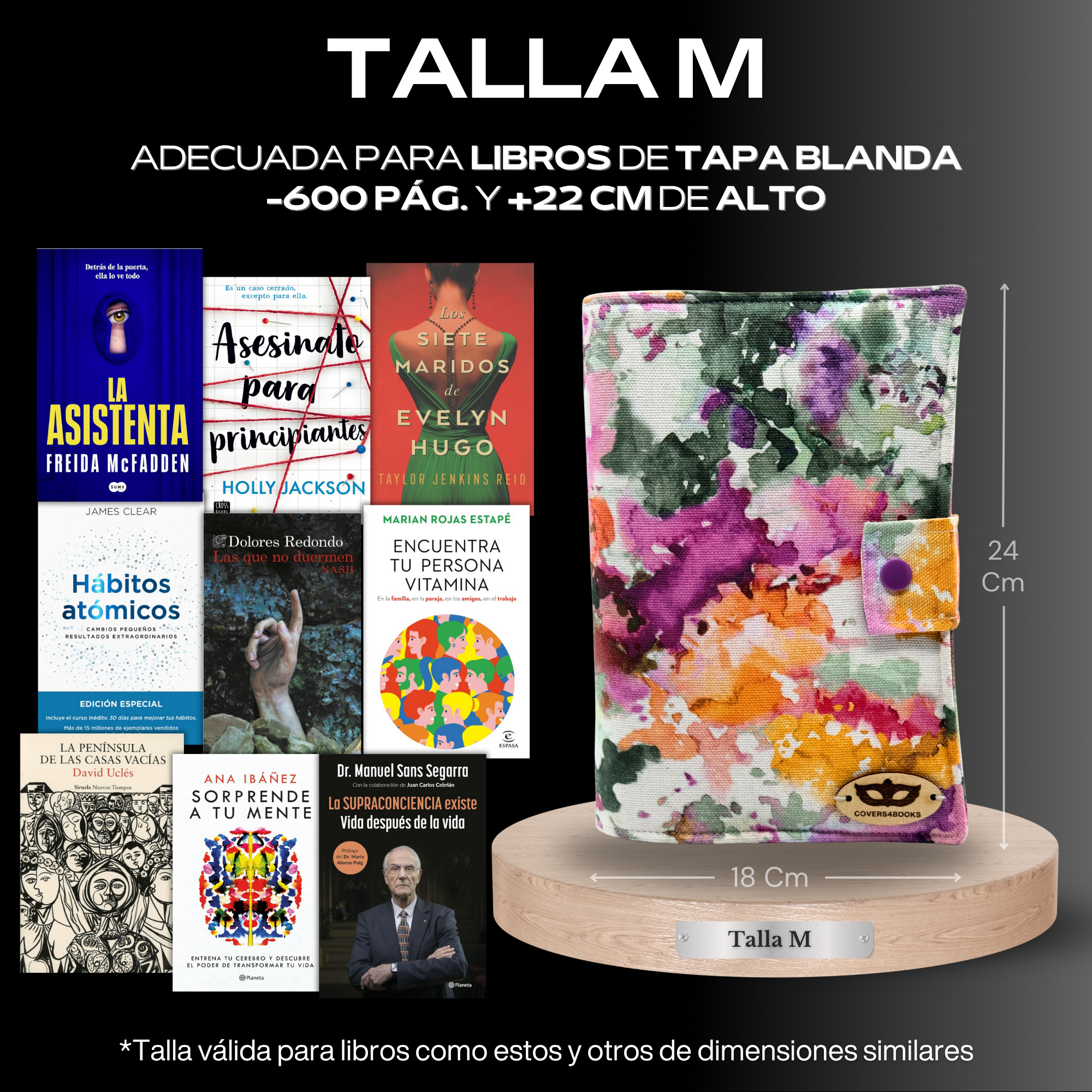 Funda para libros Acuarela™