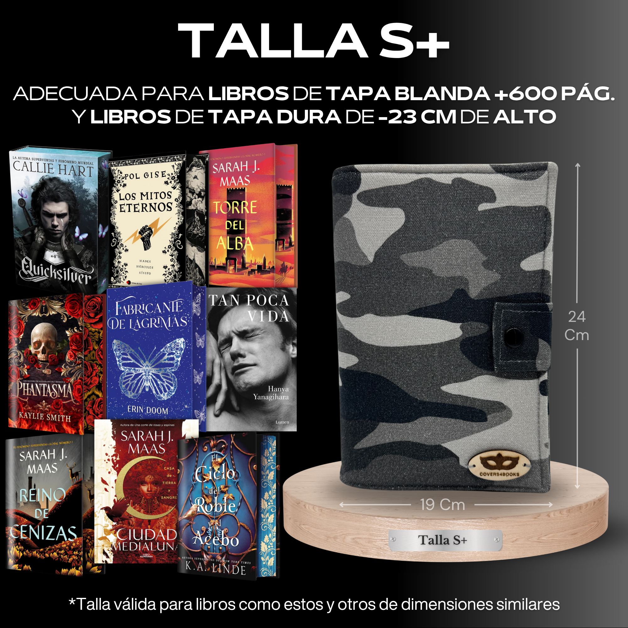 Funda para libros Camo Grey™