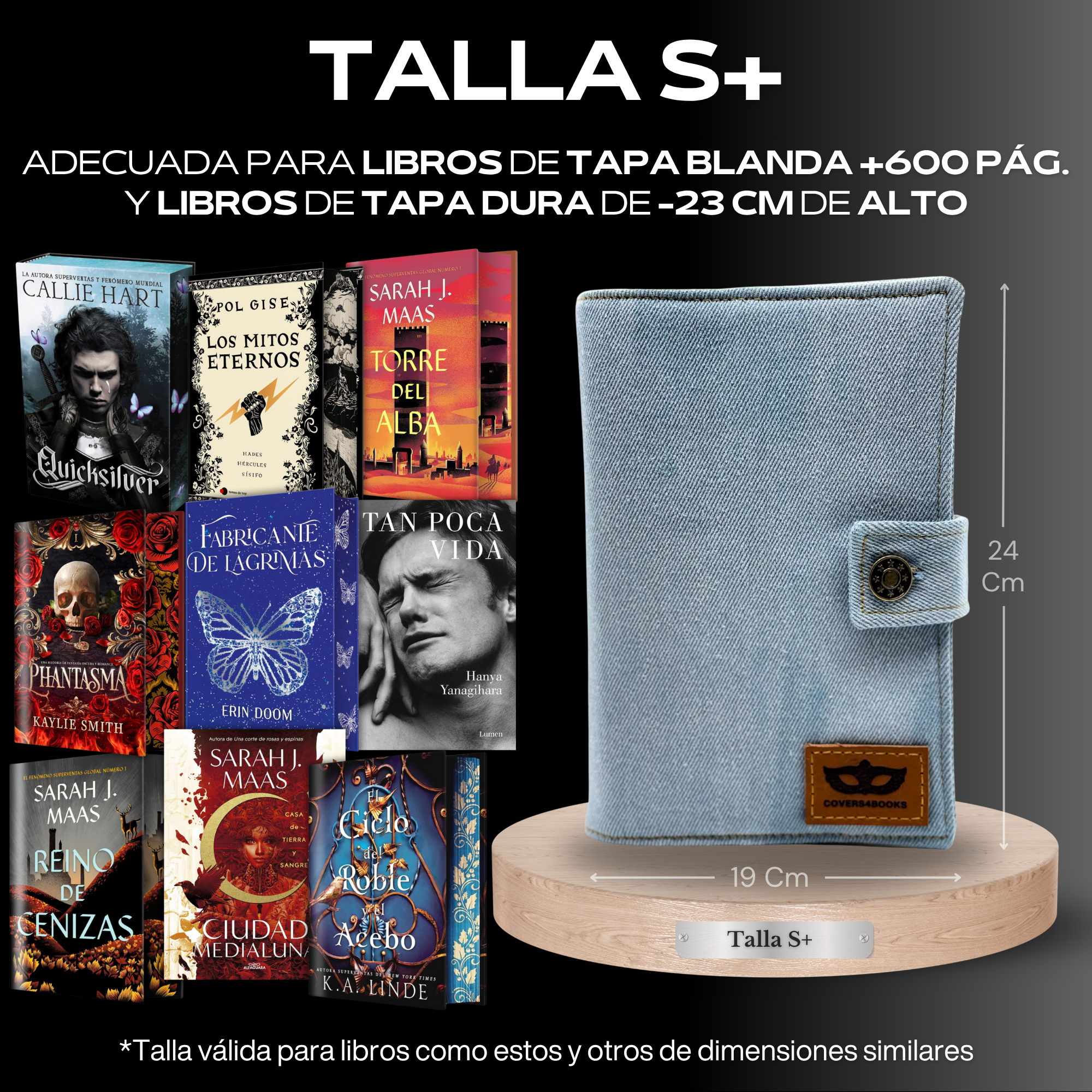 Funda para libros Denim™