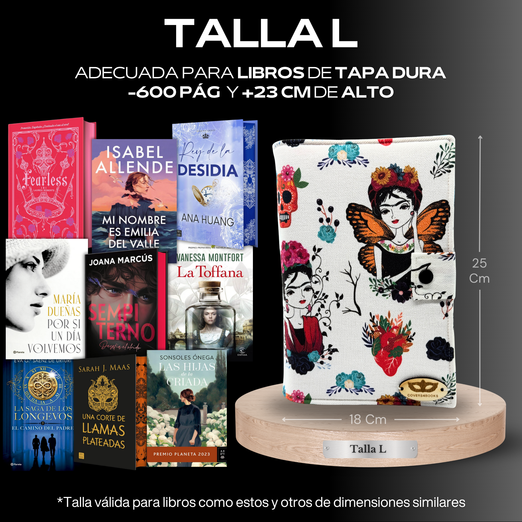 Funda para libros Frida y Catrinas™