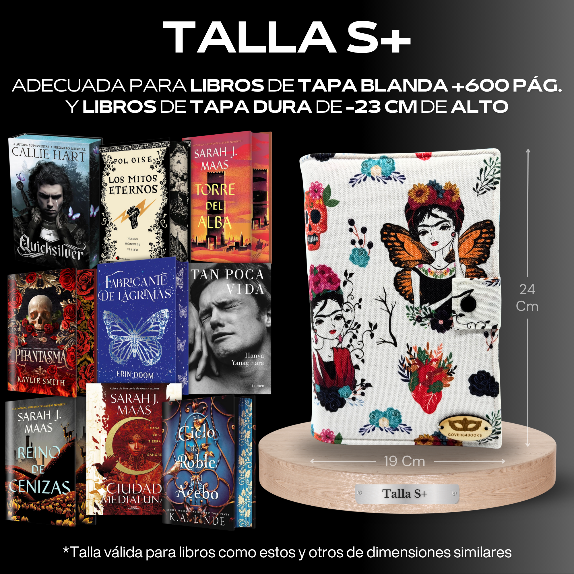 Funda para libros Frida y Catrinas™