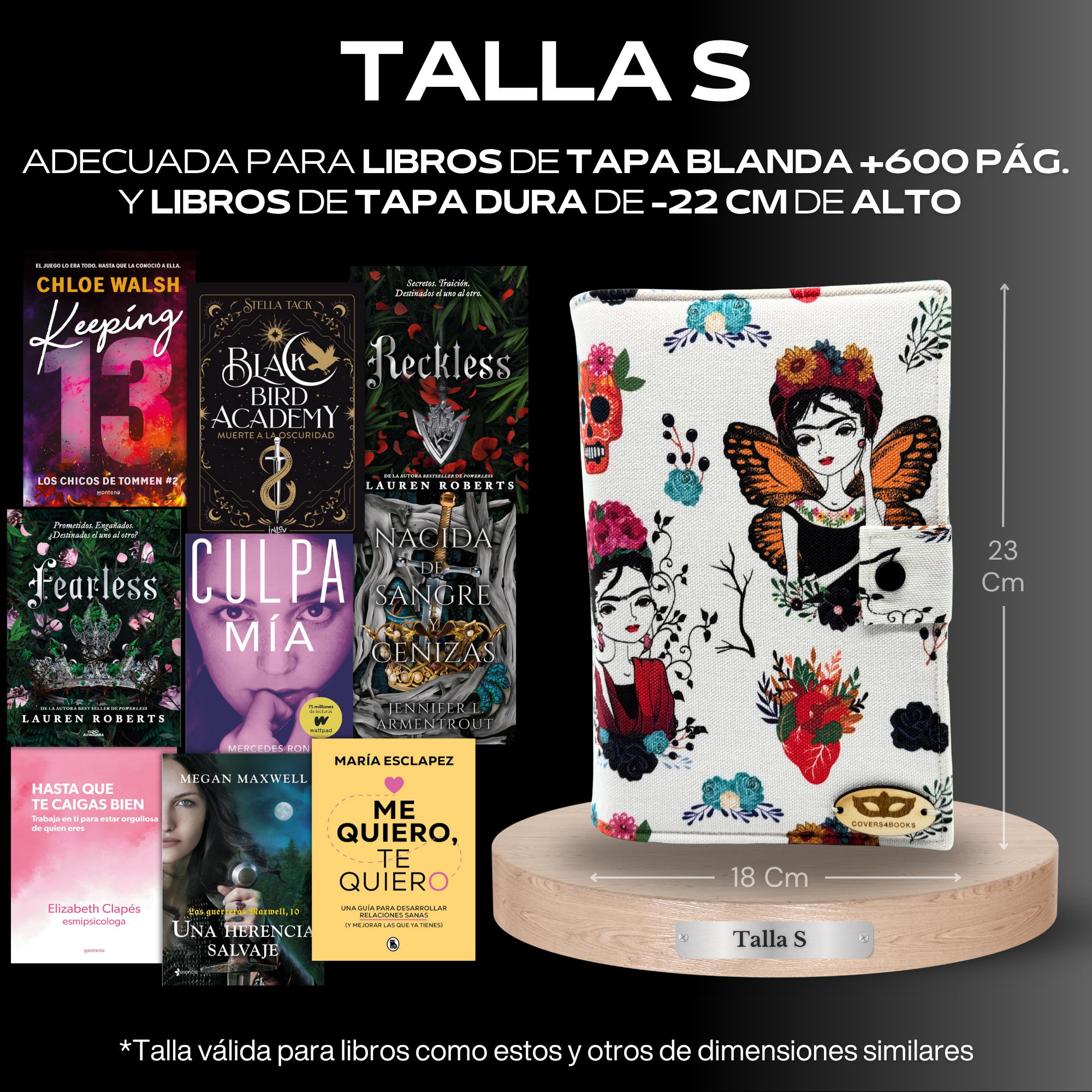 Funda para libros Frida y Catrinas™
