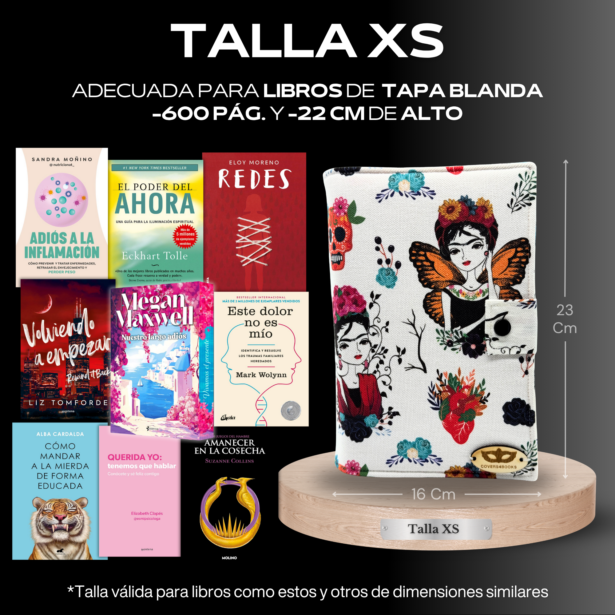 Funda para libros Frida y Catrinas™