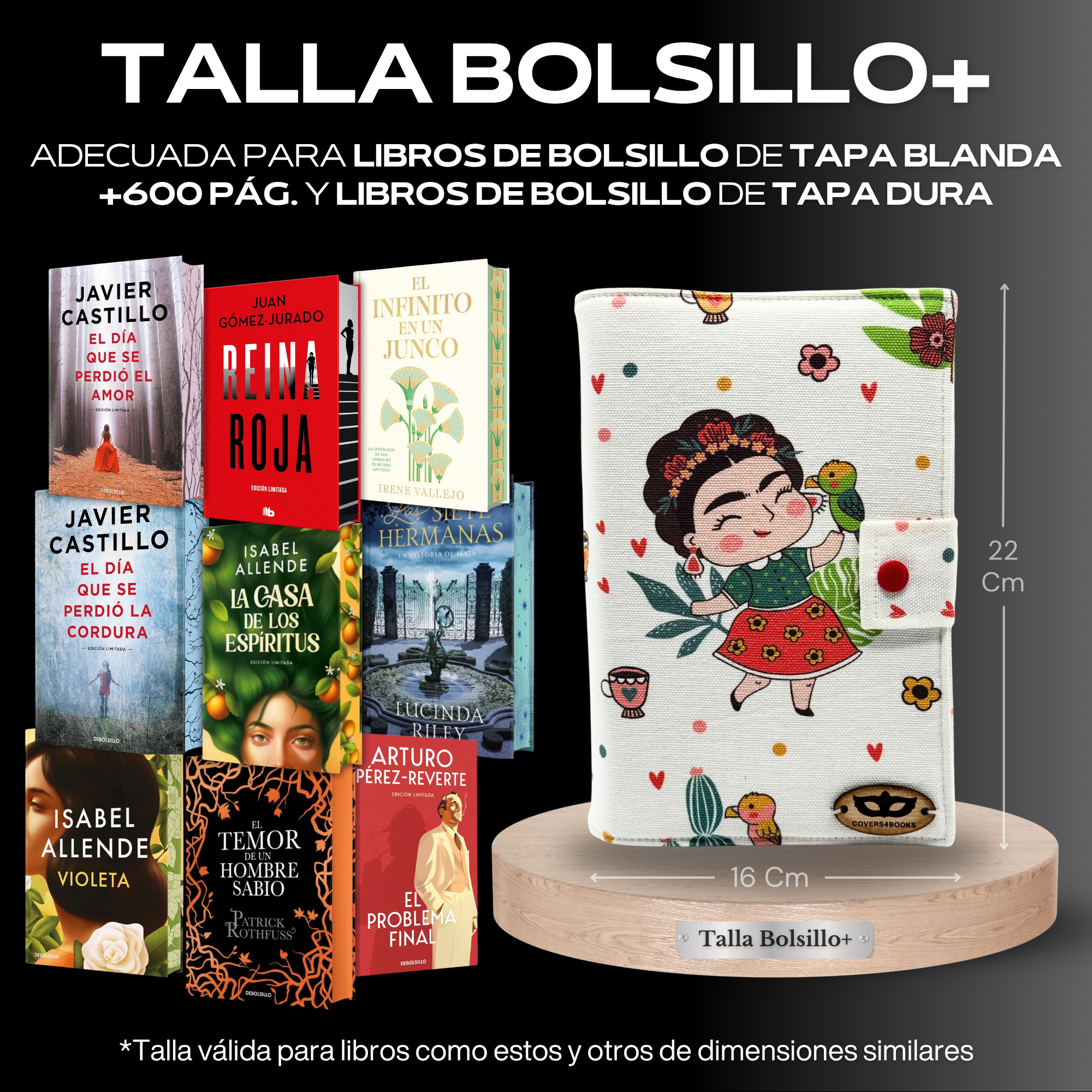 Funda para libros Frida Kahlo™