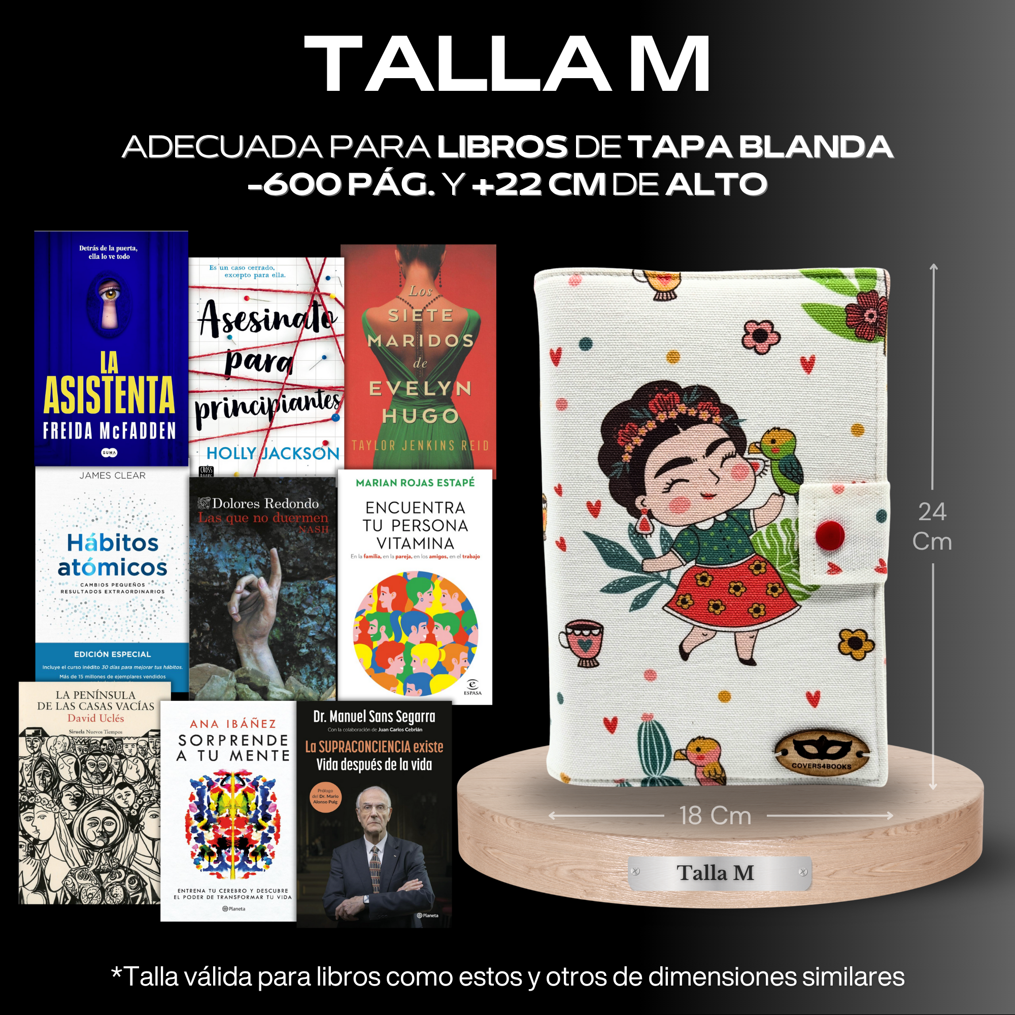 Funda para libros Frida Kahlo™