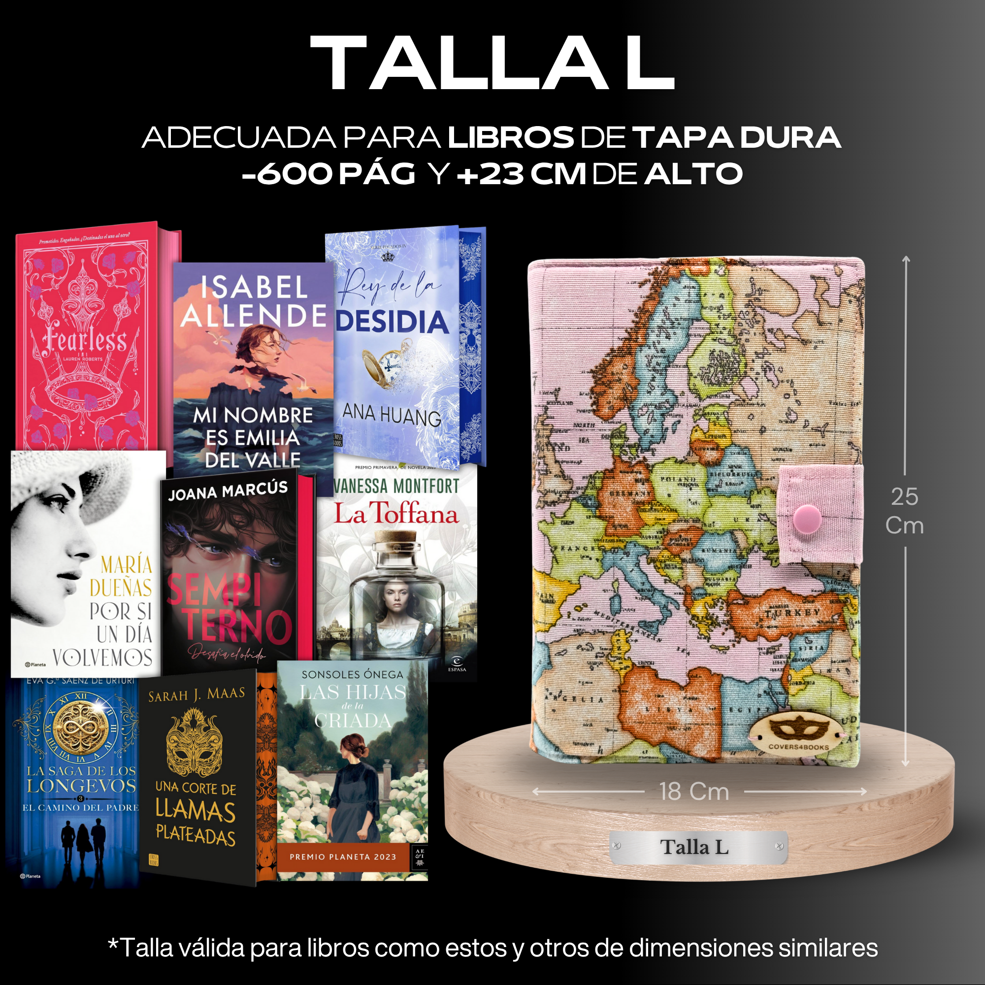 Funda para libros Mapa Mundi Europa™