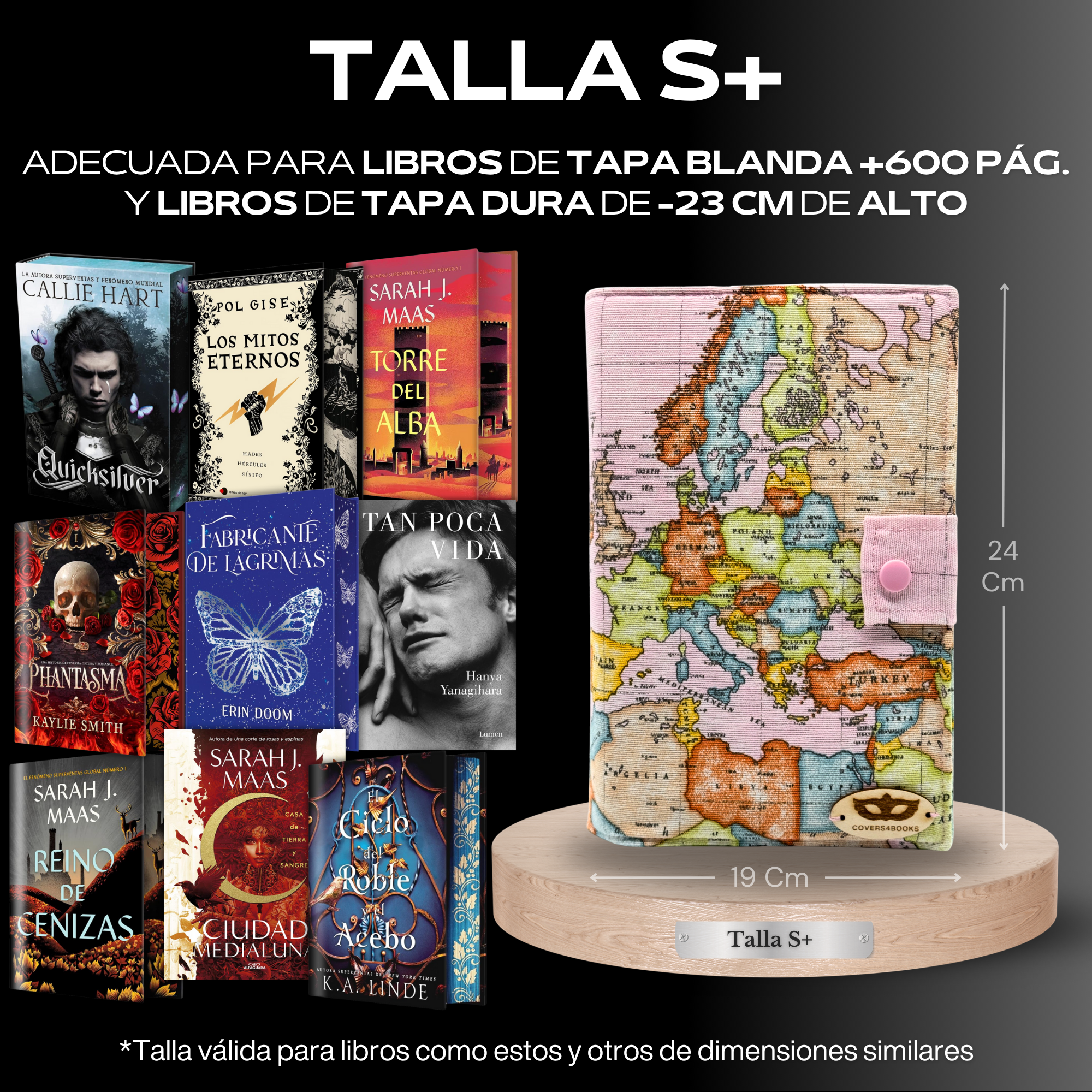 Funda para libros Mapa Mundi Europa™