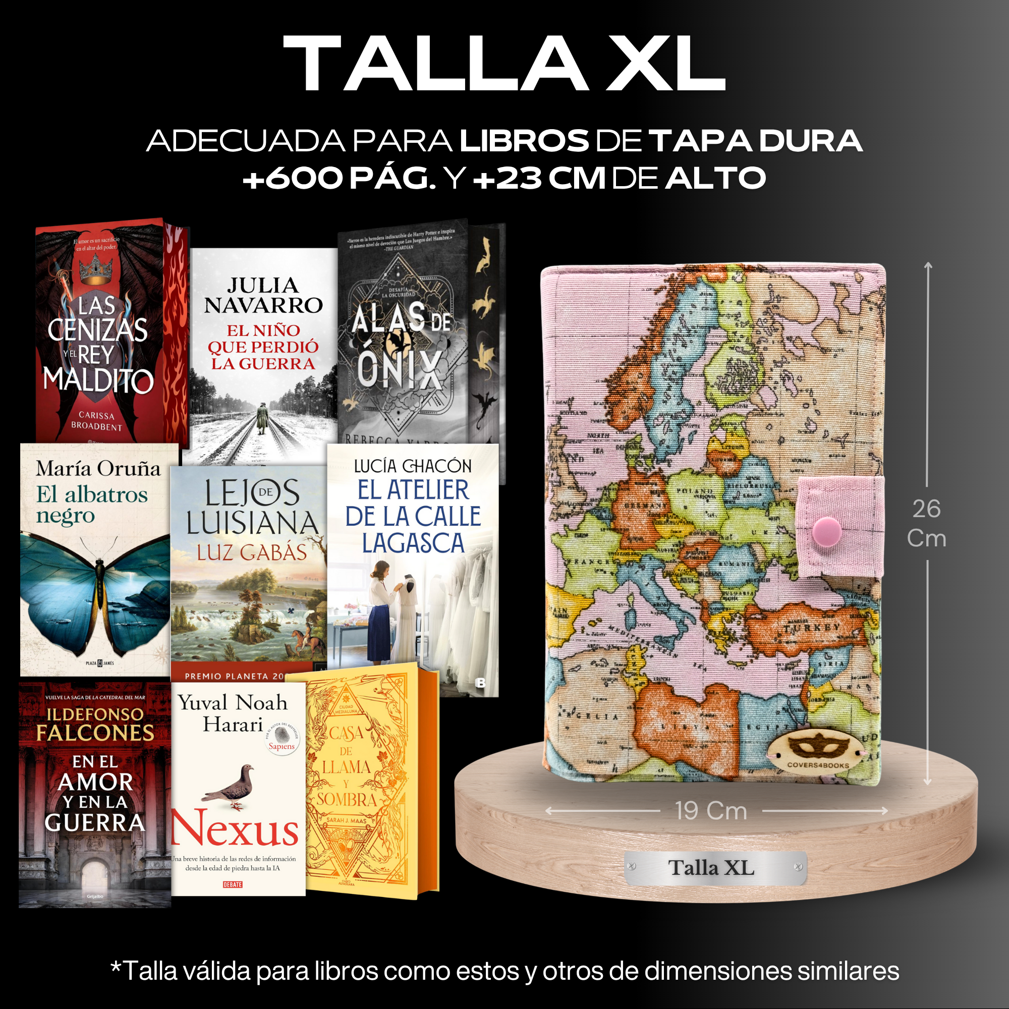 Funda para libros Mapa Mundi Europa™