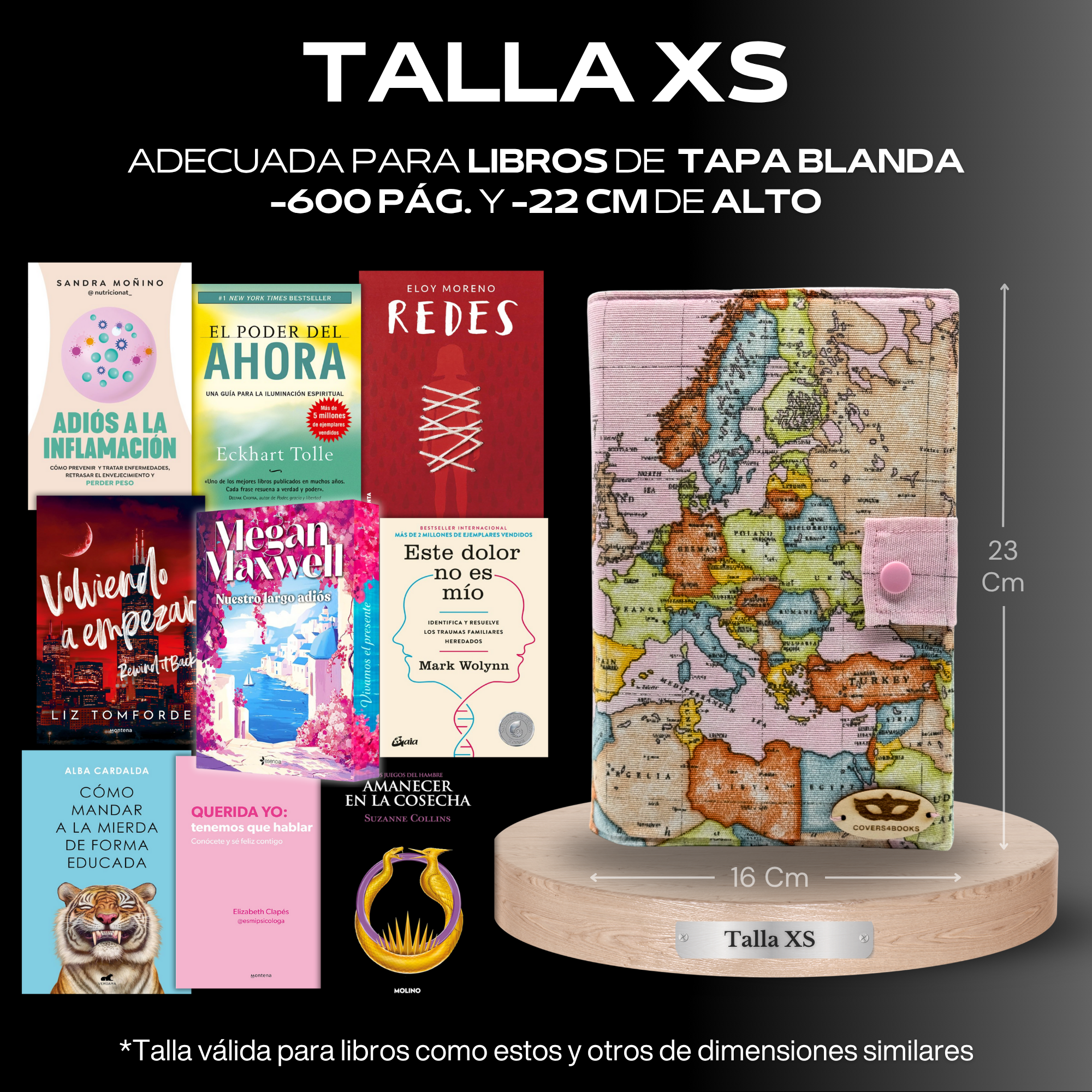 Funda para libros Mapa Mundi Europa™