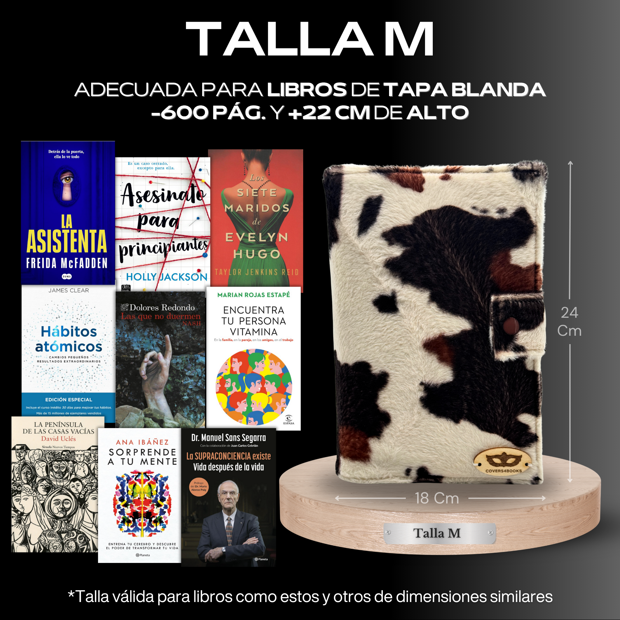 Funda para libros Vaca™