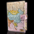 Load image into Gallery viewer, Pink World Map
