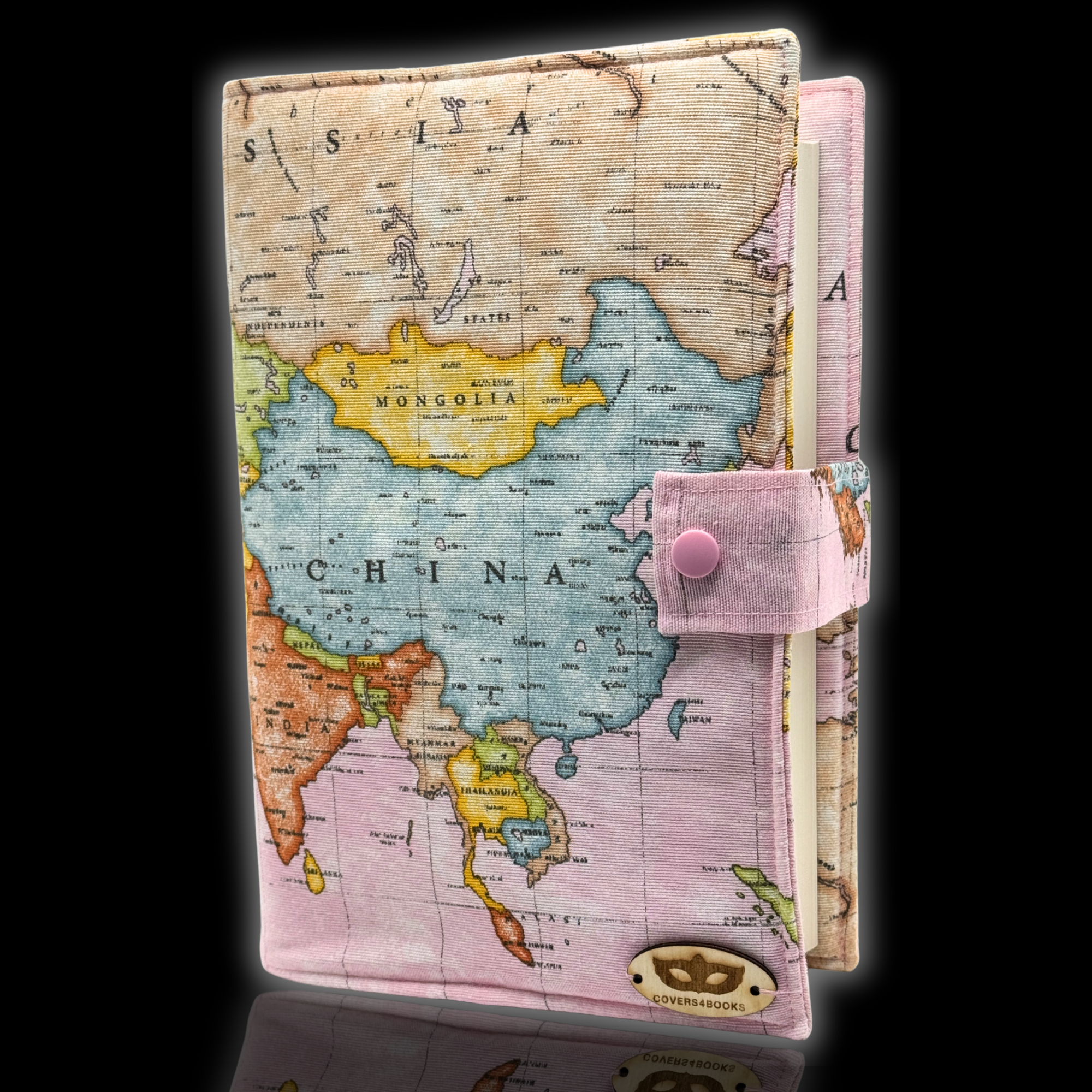 Pink World Map