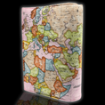 Load image into Gallery viewer, Pink World Map
