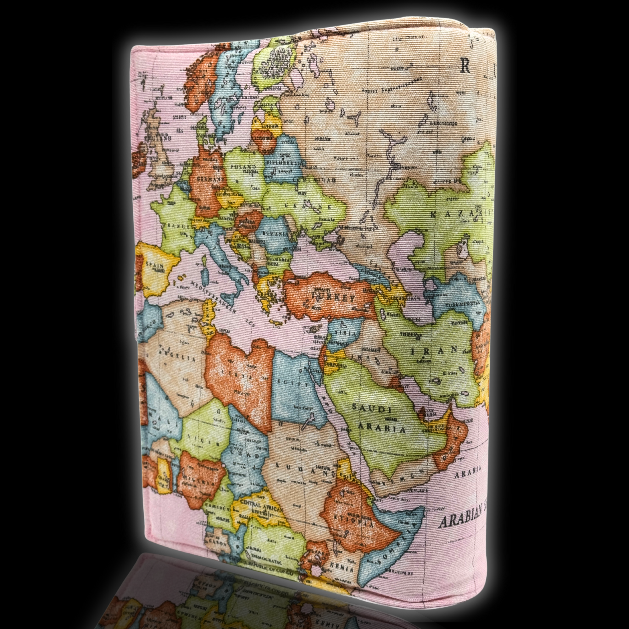Pink World Map