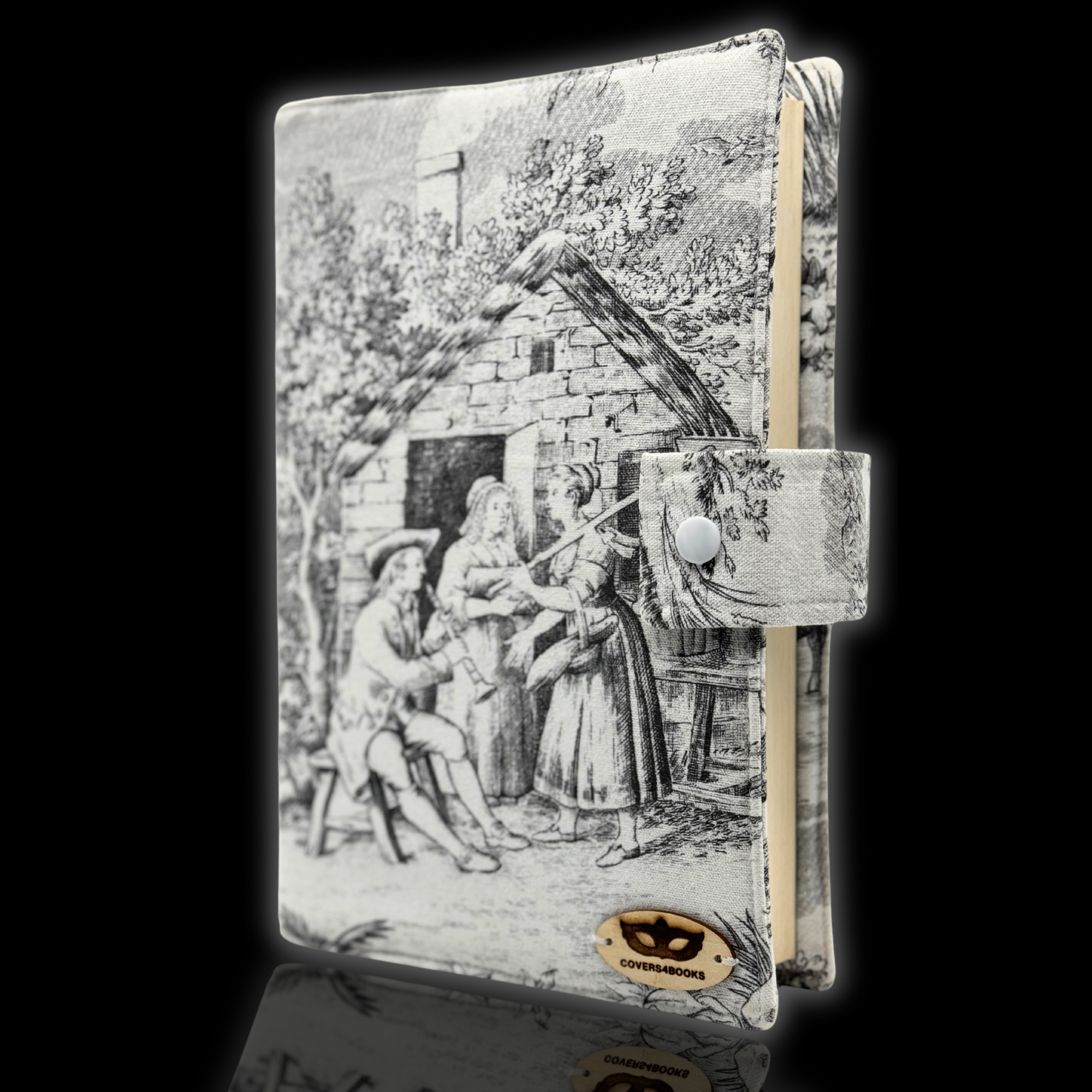 Black Toile de Jouy
