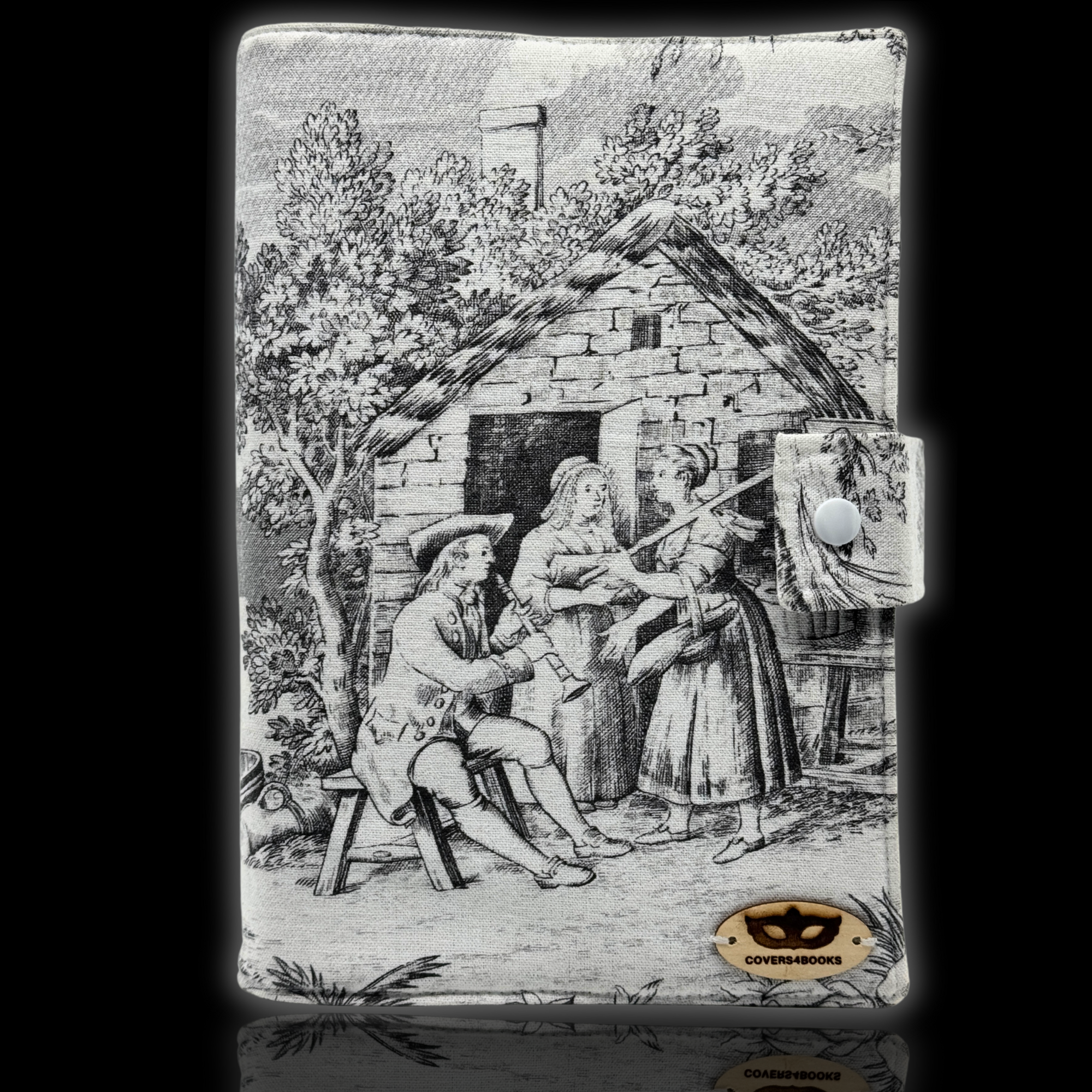 Black Toile de Jouy